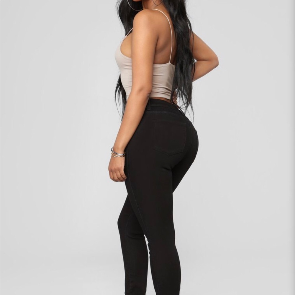 Fashion Nova- Black Skinny Jeans